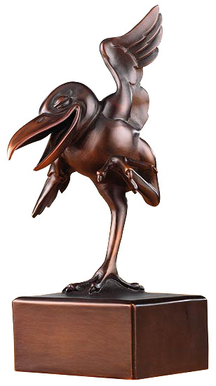 Bild von Wilhelm Busch: Skulptur 'Tanzender Hans Huckebein', Metallguss