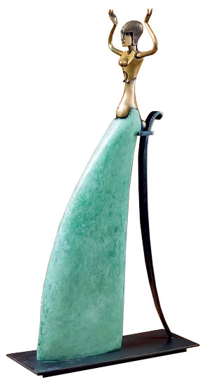 Bild von Paul Wunderlich: Skulptur 'Pythia', Bronze