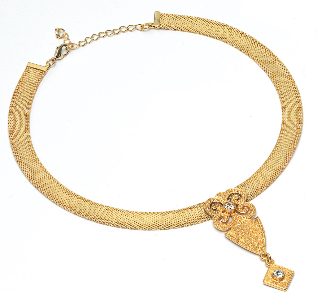 Bild von Petra Waszak: Collier 'Goldblüte', Schmuck