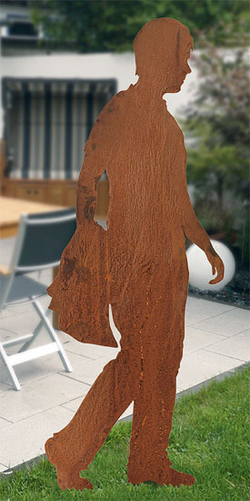 Bild von Standfigur 'Tom' in Lebensgröße (Version mit Stab), Skulptur