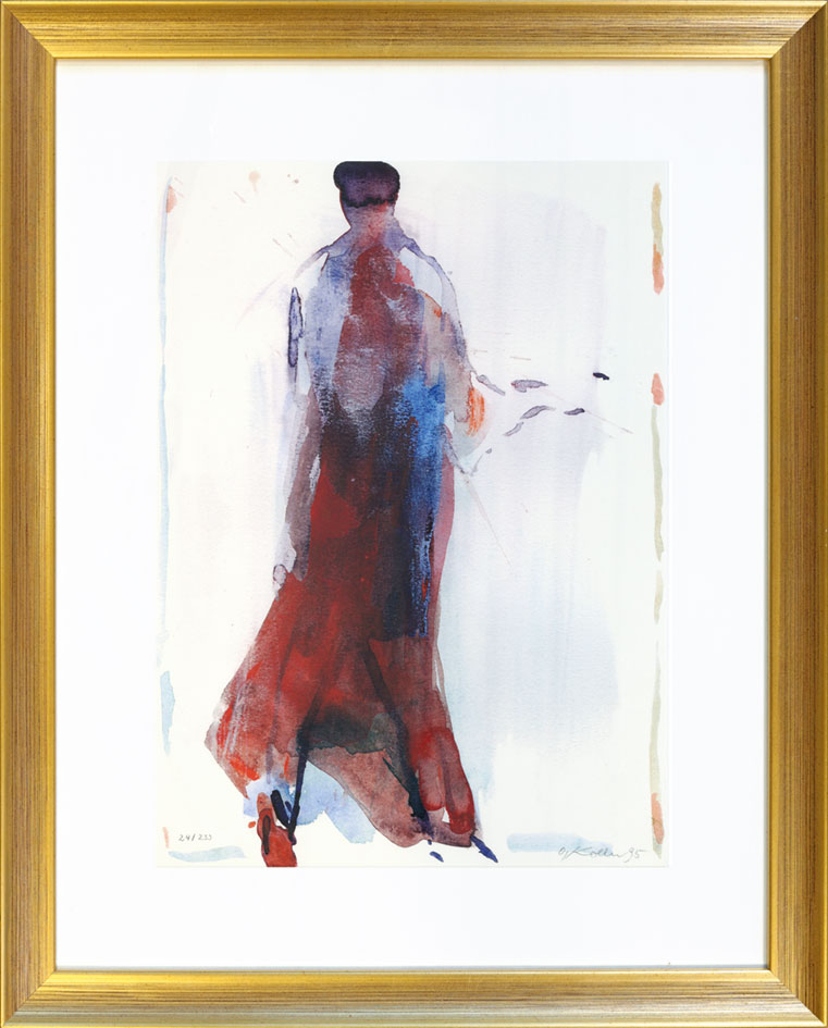 Bild von Oskar Koller: Bild 'Flamencotänzerin', gerahmt