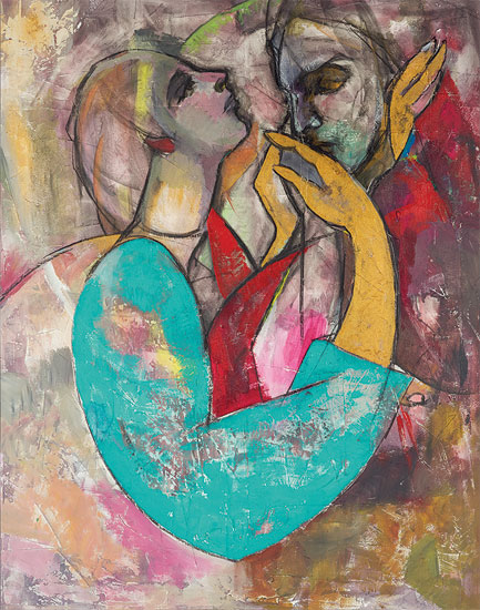 Bild von Marina Krasnitskaya: Bild 'Russisches Märchen', auf Keilrahmen
