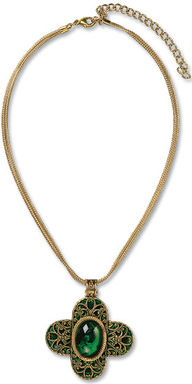 Bild von Petra Waszak: Collier 'Verde Escuro', Schmuck
