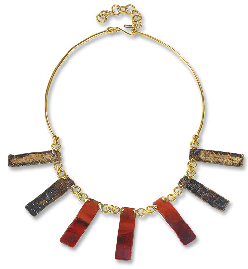 Bild von Collier 'Strahlen', Schmuck