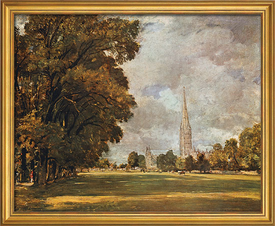 Bild von John Constable: Bild 'Kathedrale von Salisbury' (1820-21), gerahmt
