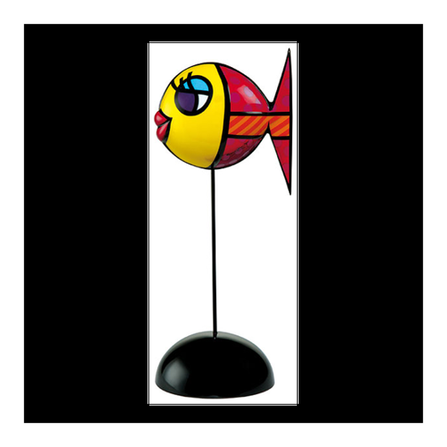 Bild von Romero Britto: Porzellanfisch 'Deeply in Love II'