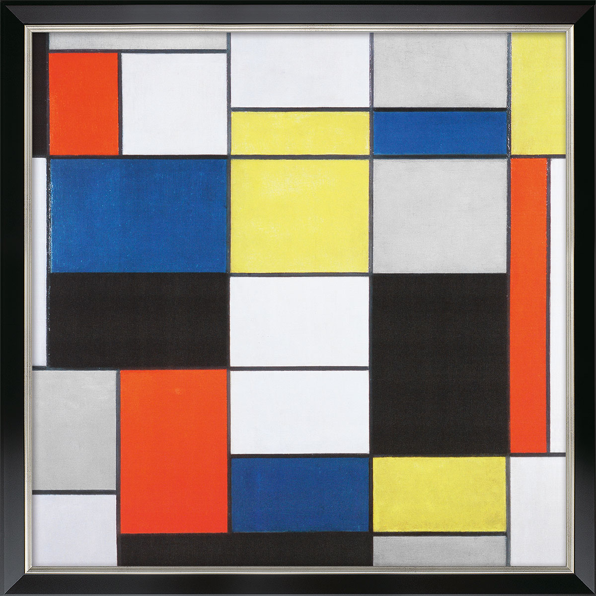 Bild von Piet Mondrian: Bild 'Composition A' (1920), gerahmt