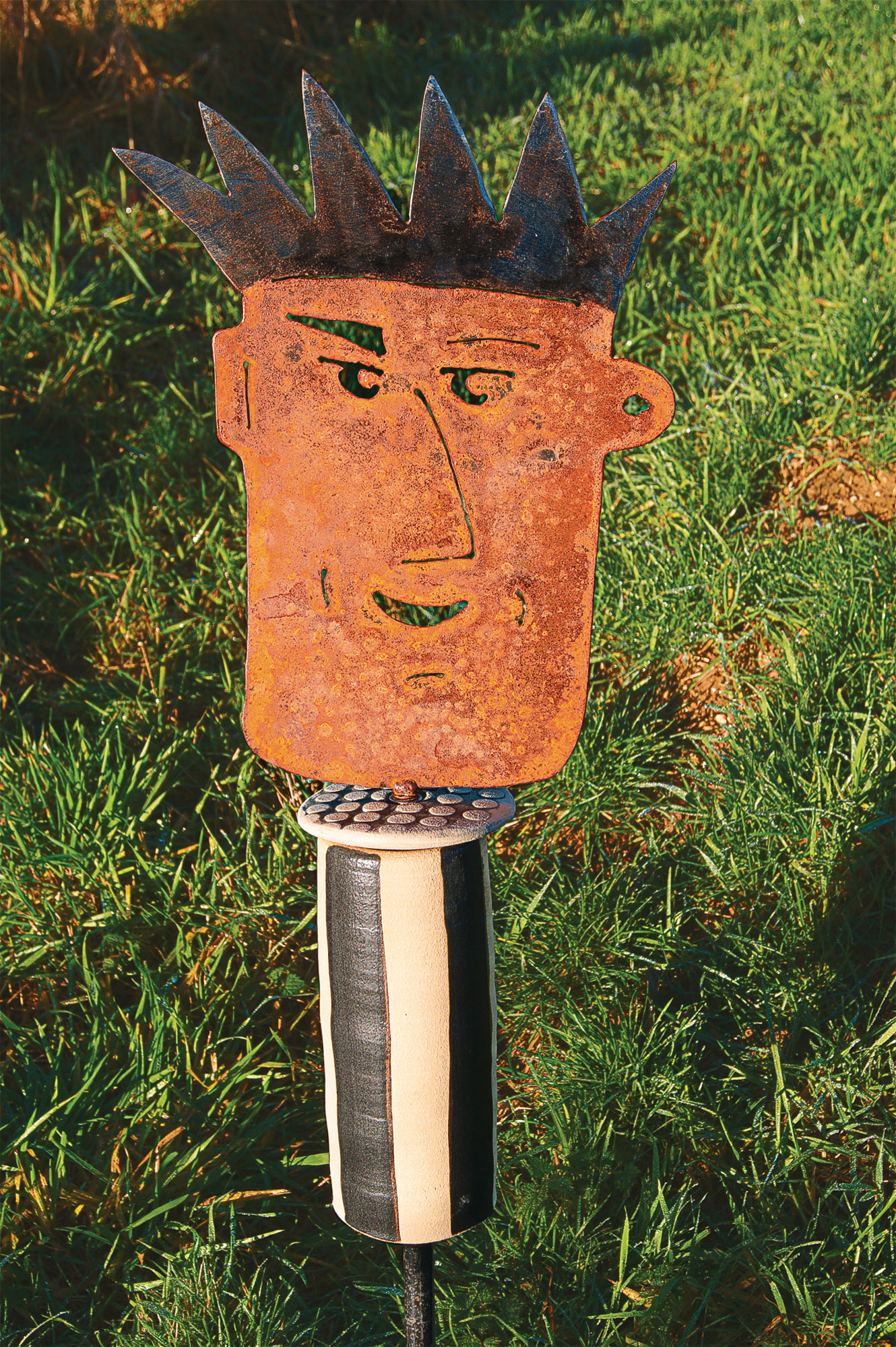 Bild von Gartenstele 'König Ludwig', Skulptur