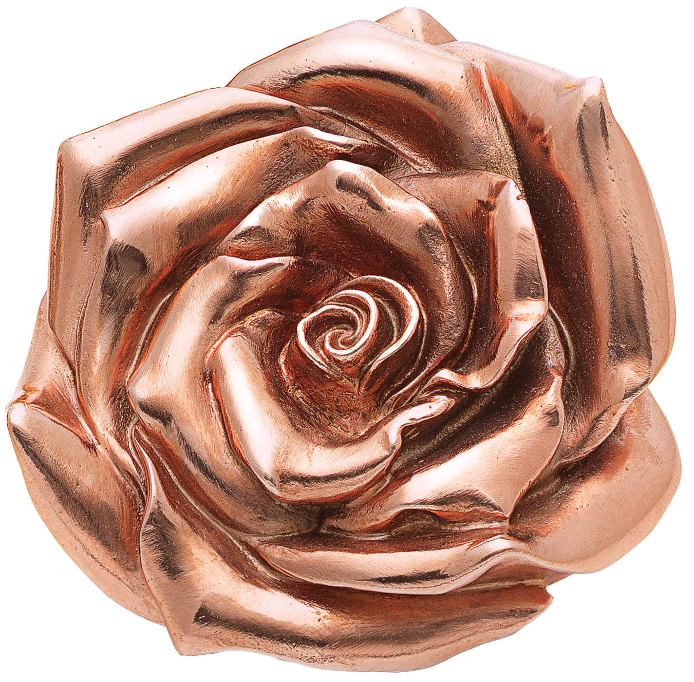 Bild von Ottmar Hörl: Skulptur 'Rose' (2012), Version rosévergoldet