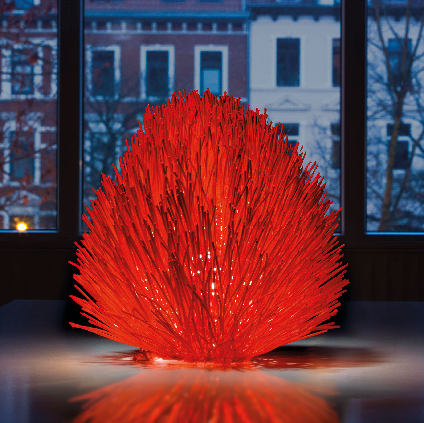 Bild von Tisch- und Bodenleuchte 'Trend', rote Version