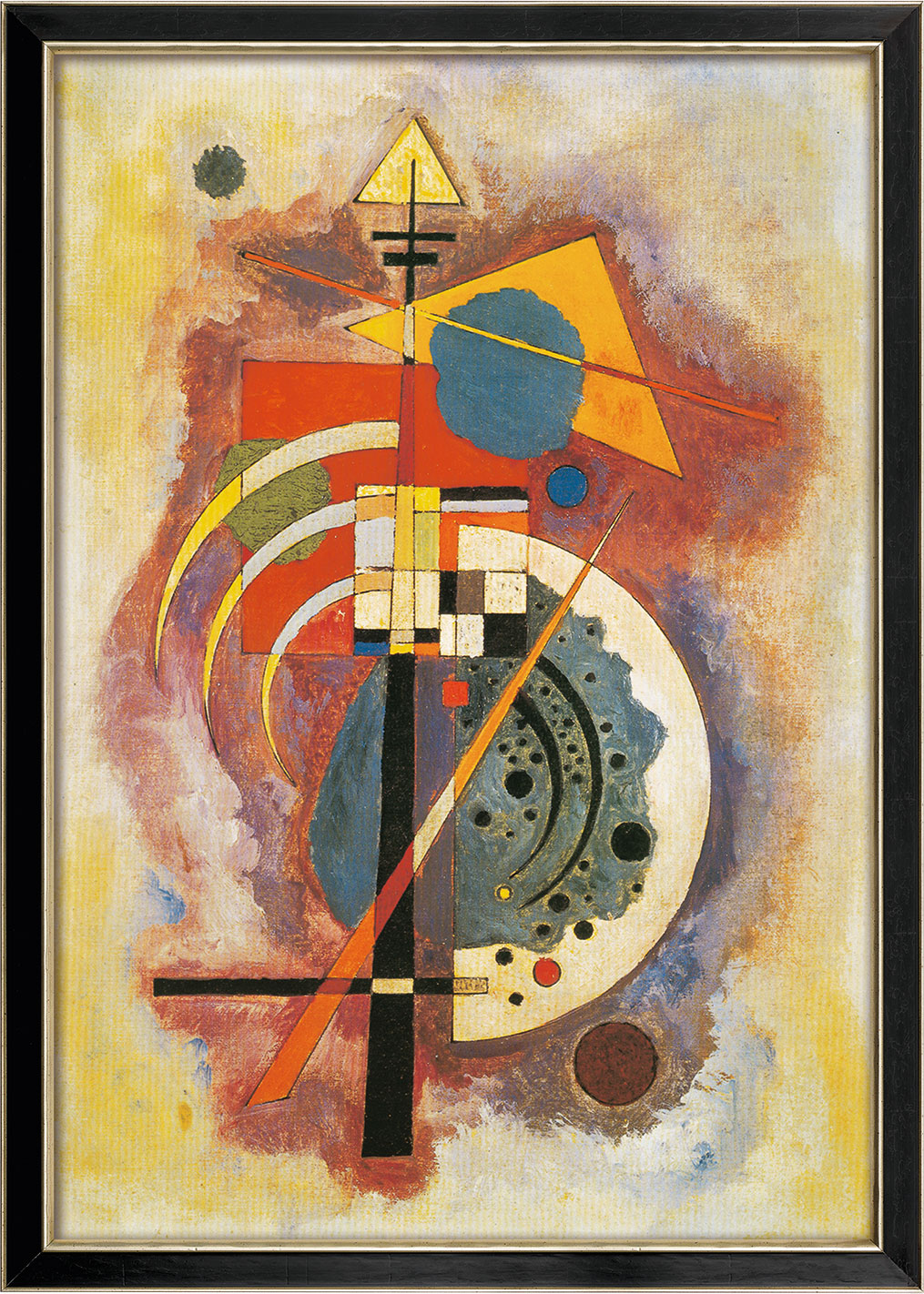 Bild von Wassily Kandinsky: Bild 'Hommage à Grohmann' (1926), gerahmt