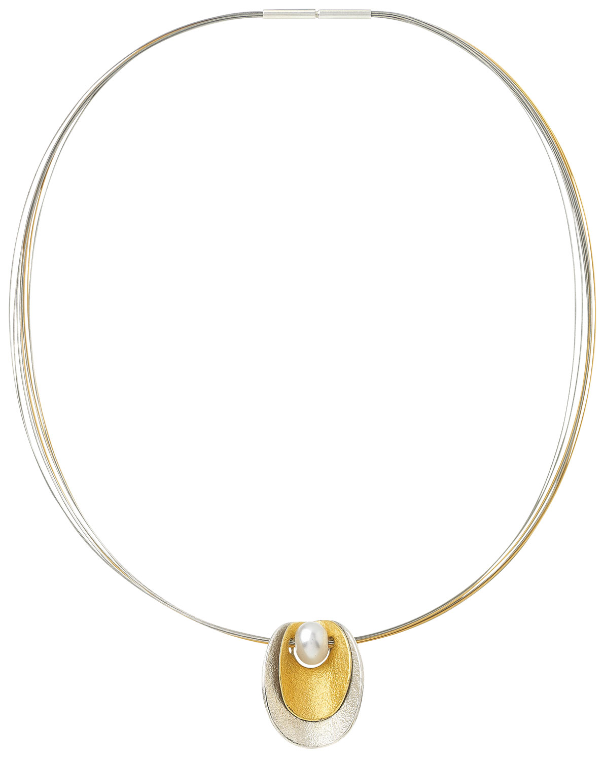 Bild von Collier 'Sonnenschein' mit Perle, Schmuck