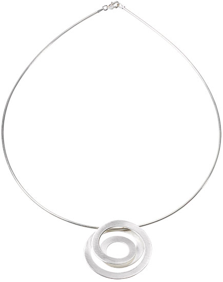 Bild von Collier 'Silver Circles', Schmuck
