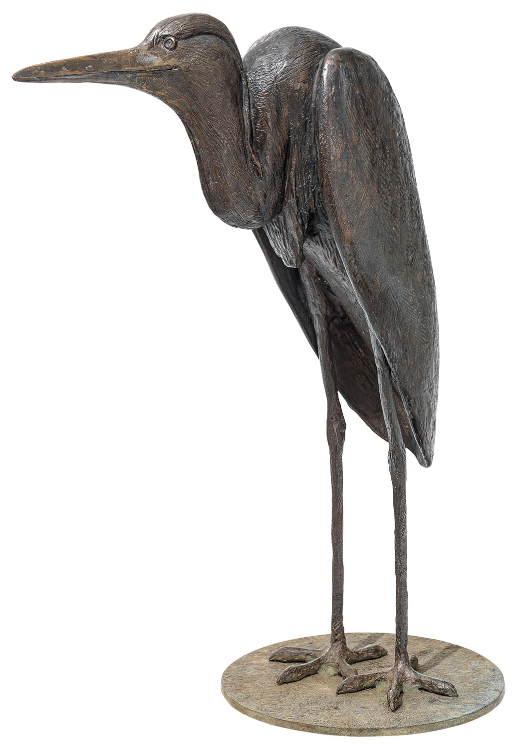 Bild von Kurt Arentz: Gartenskulptur 'Reiher', Bronze