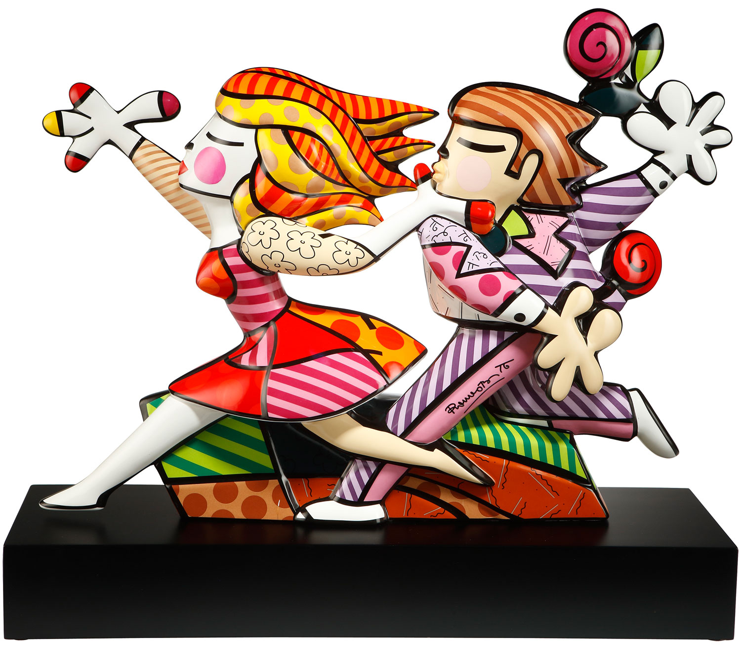 Bild von Romero Britto: Porzellanskulptur 'Love Blossoms'