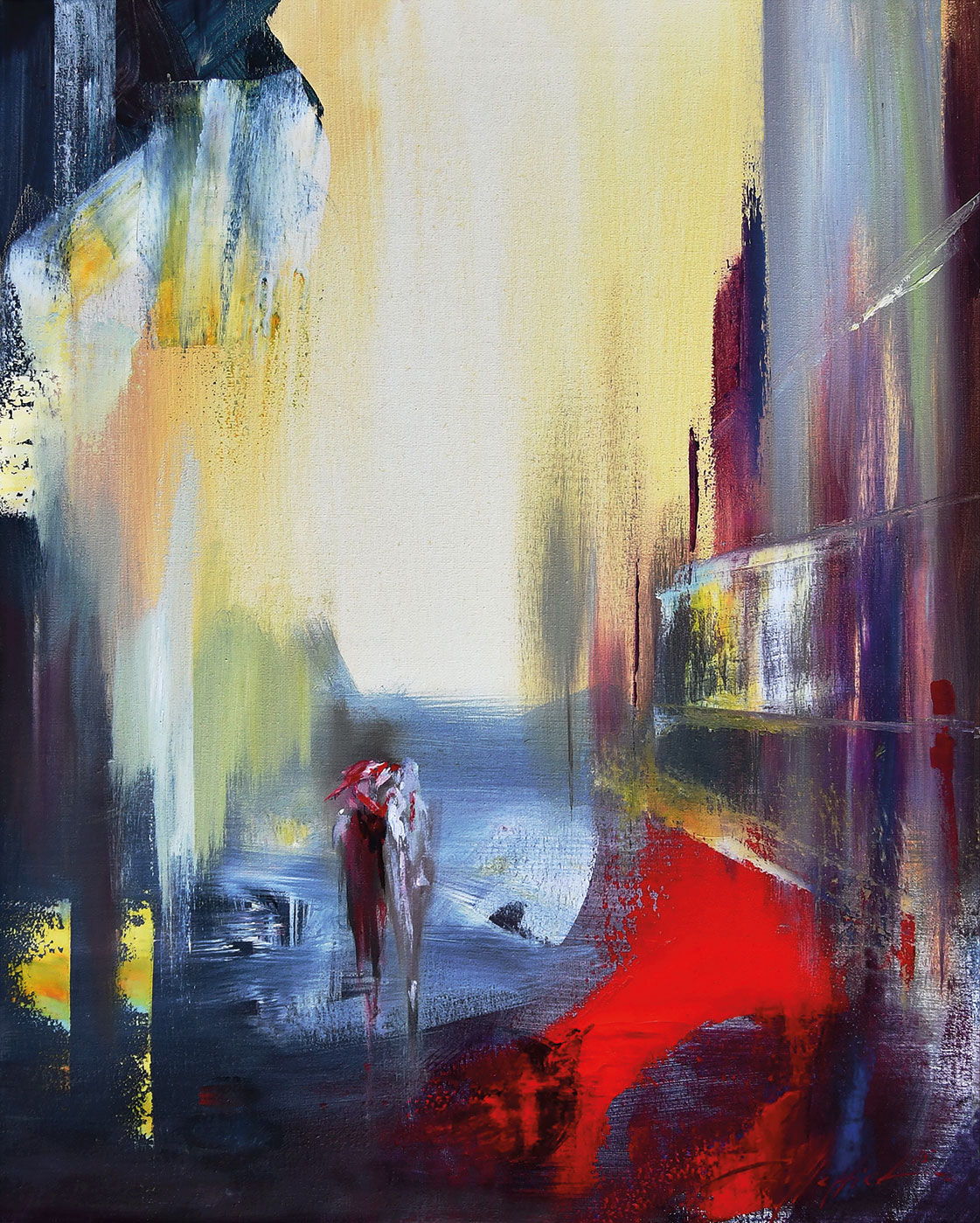 Bild von Robert Hettich: Bild 'Liebeserklärung' (2015), auf Keilrahmen