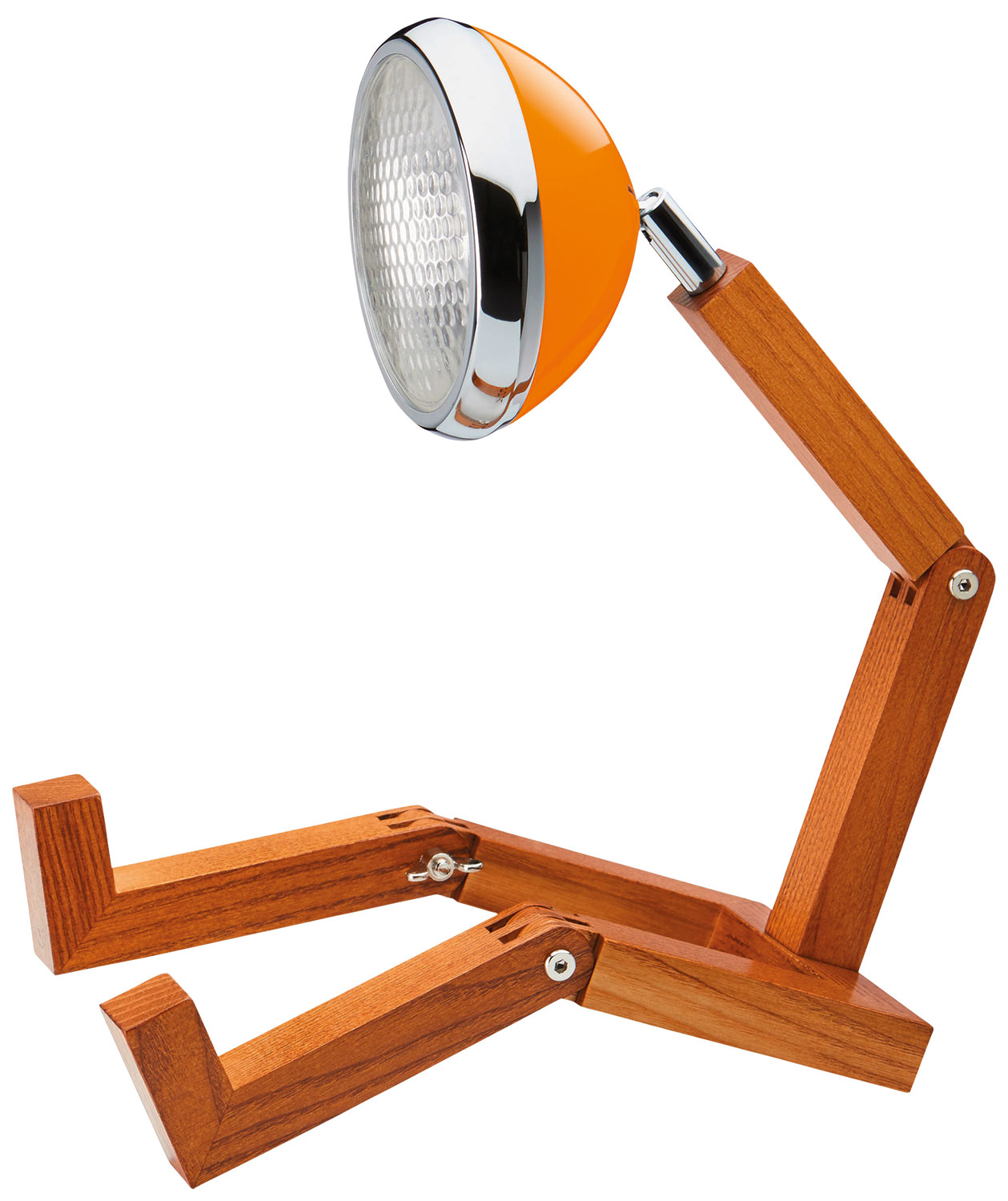 Bild von Piffany Copenhagen: Flexible LED-Tischlampe 'Mr. Wattson', orange Version