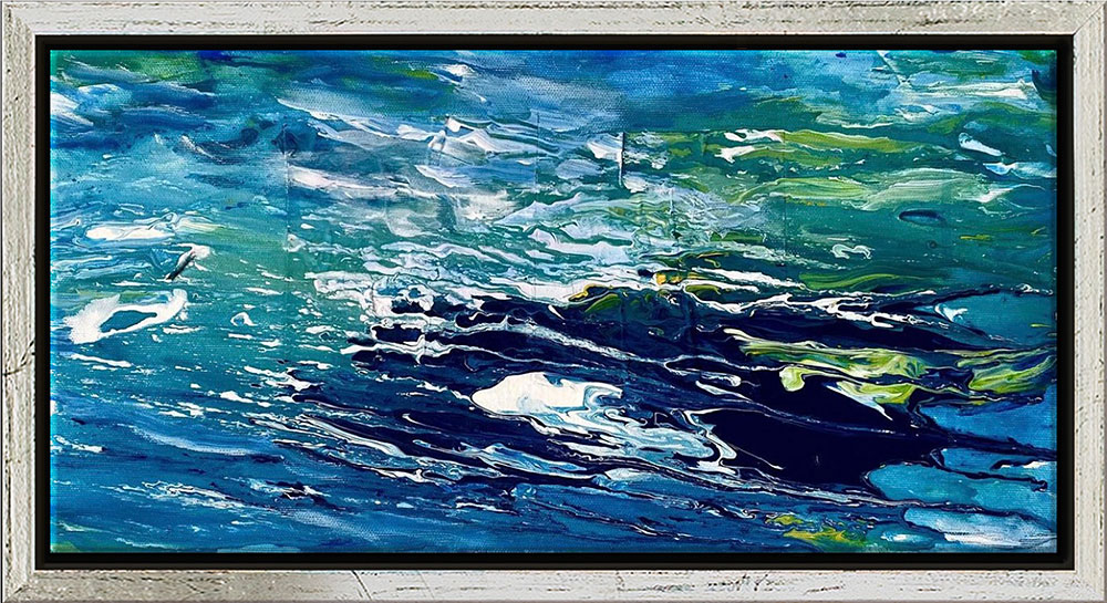 Bild von Susanne Pohlmann: Bild 'Ocean of Desire 9' (2019) (Original / Unikat), gerahmt