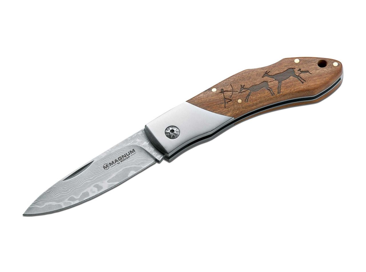 Bild von Böker, Mehrzweckmesser, Caveman Damast (8.20 cm)