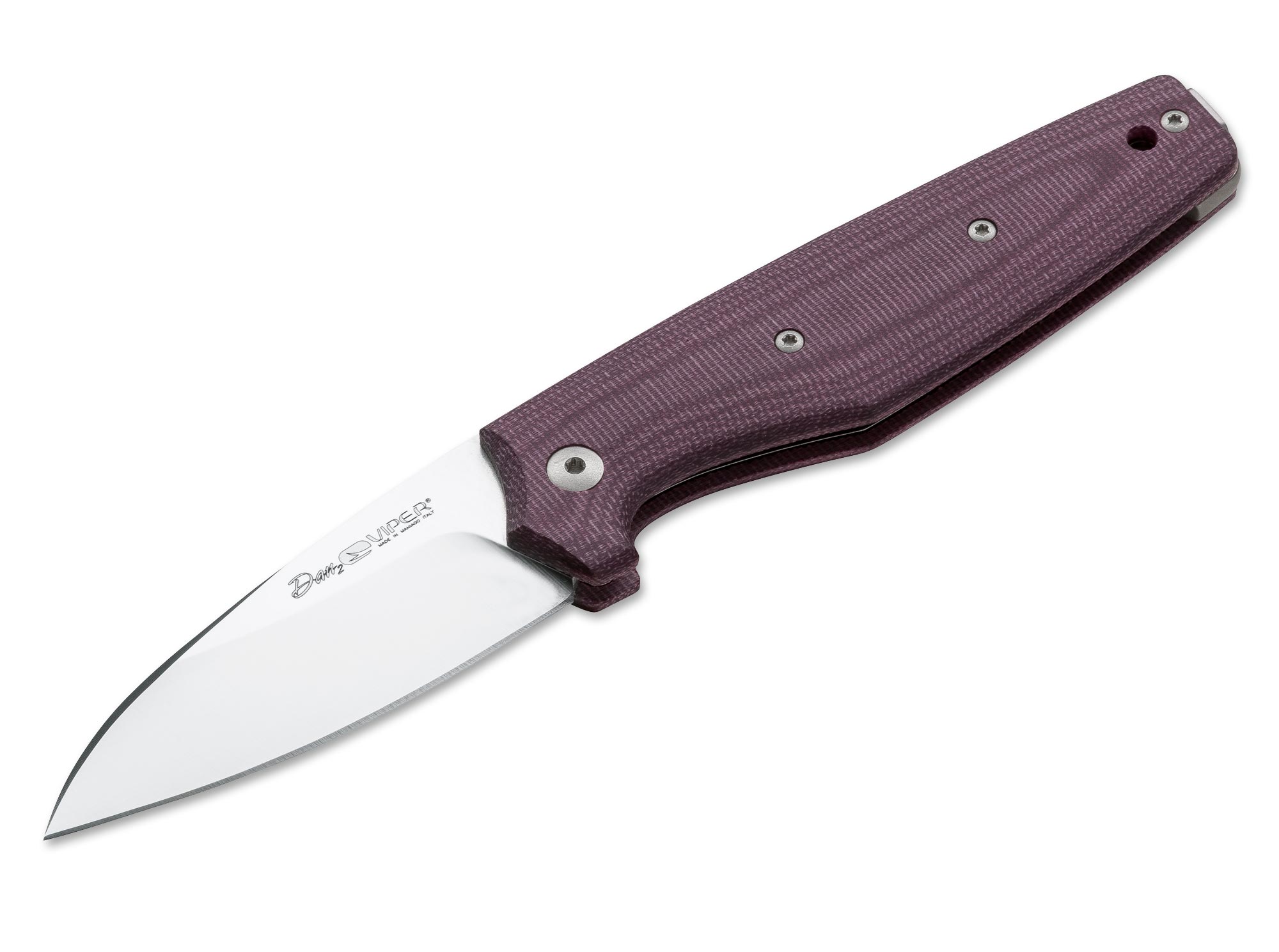 Bild von Taschenmesser Viper Dan2 Burgundy Micarta