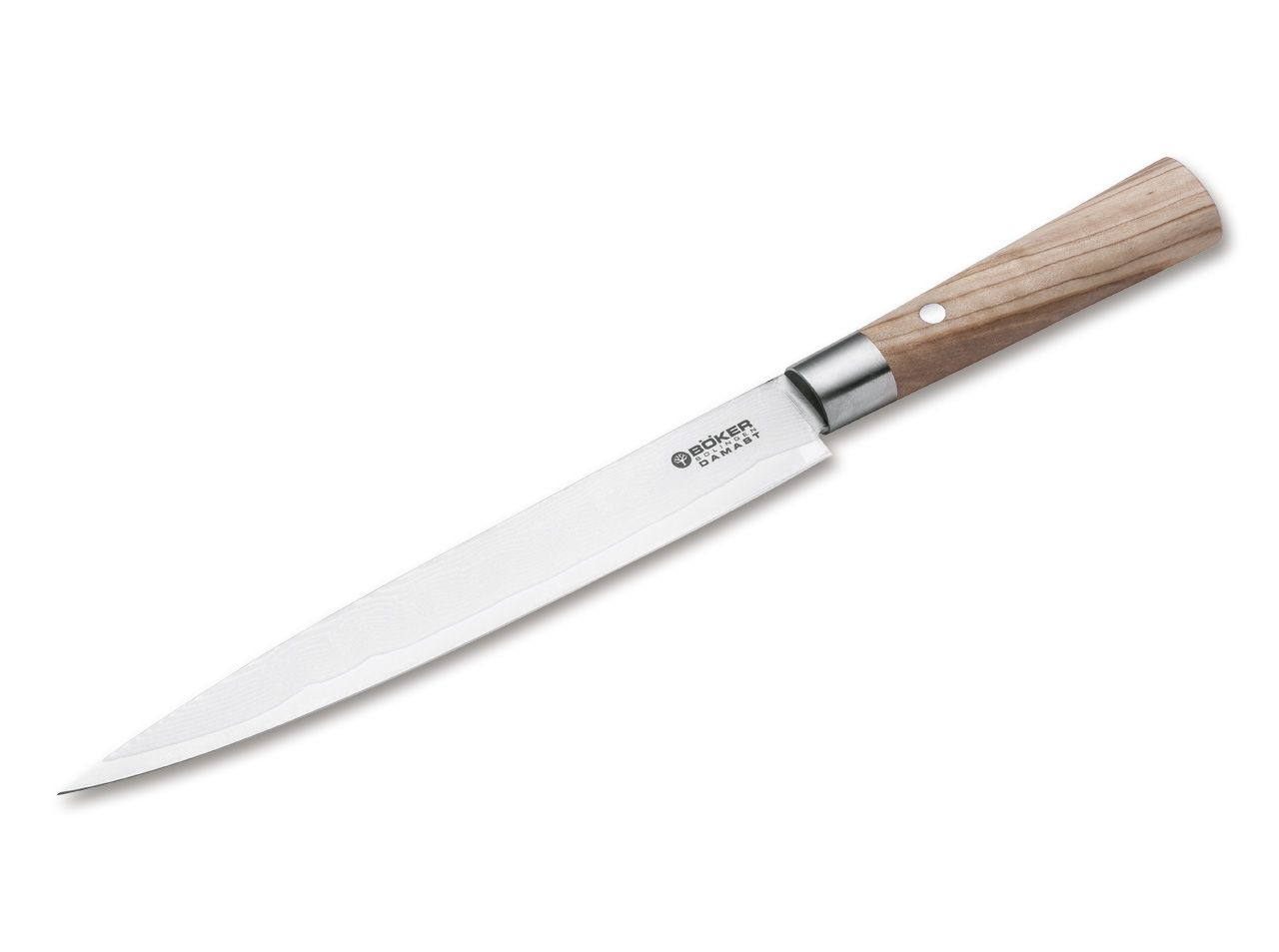 Bild von Böker Manufaktur Solingen Universalküchenmesser Böker Damast Olive Schinkenmesser