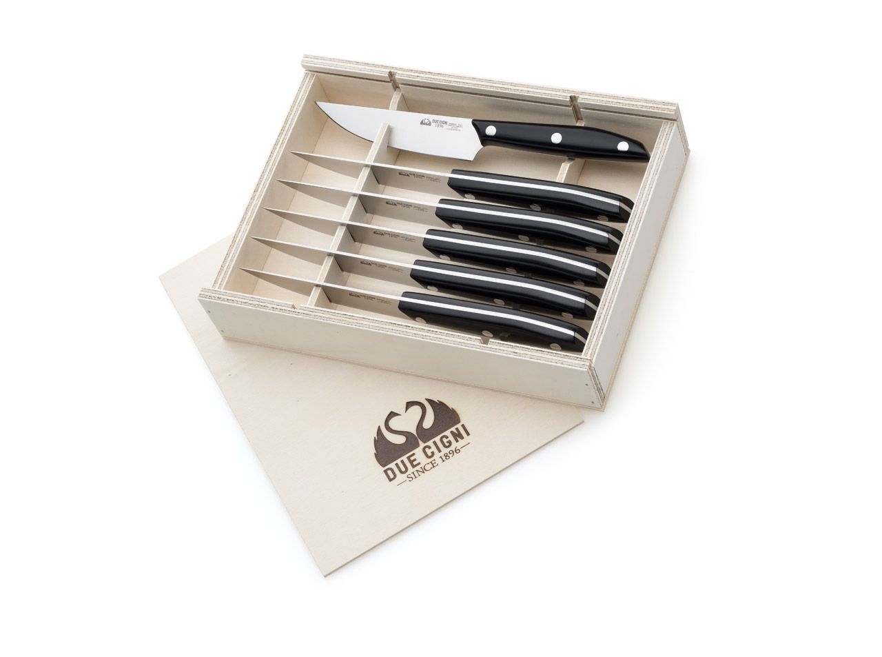 Bild von Messer 1896 Steakmesser Set POM Schwarz