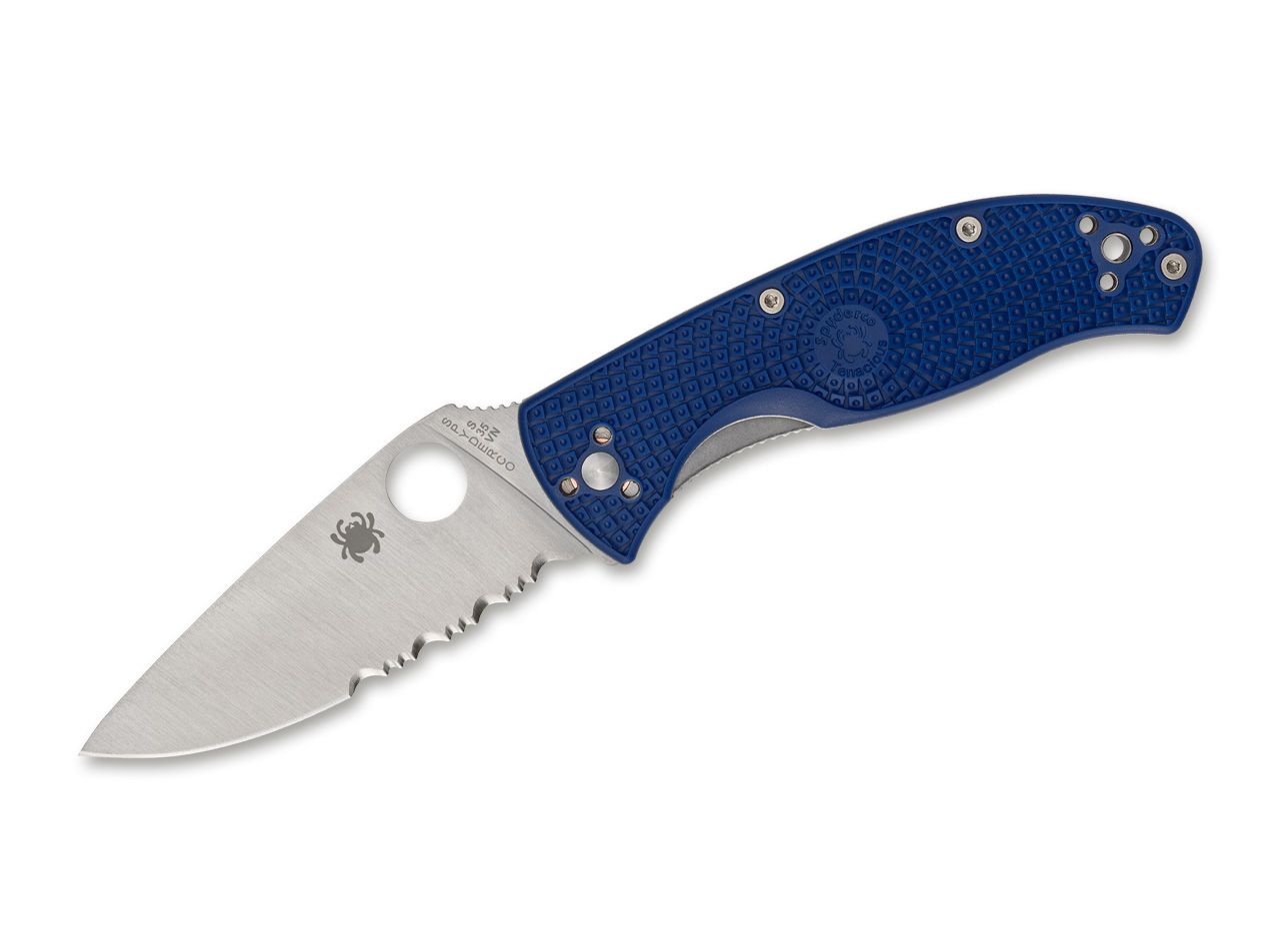 Bild von Spyderco Taschenmesser Tenacious Blue Combination MesserTeilwellenschliff