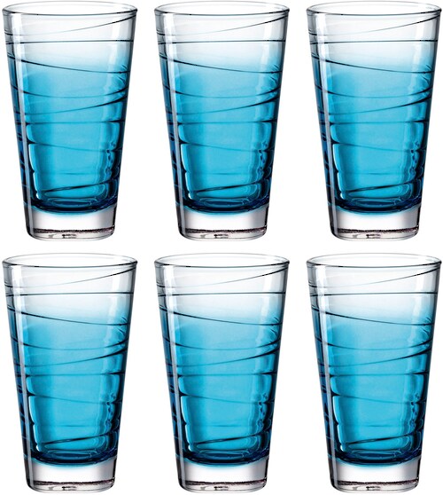 Bild von LEONARDO Longdrinkglas »VARIO STRUTTURA«, (Set, 6 tlg.), 280 ml, 6-teilig