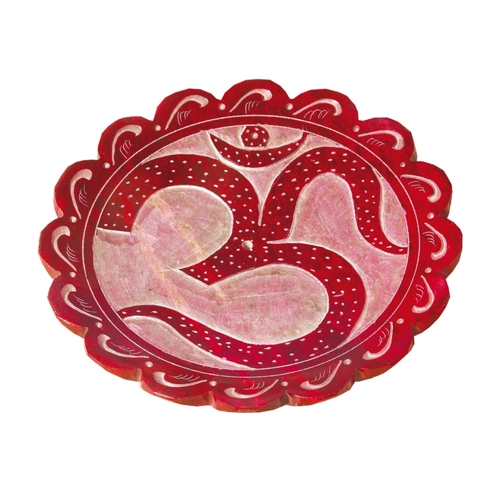 Bild von Saraswati Räucherstäbchen-Halter "OM" aus Speckstein