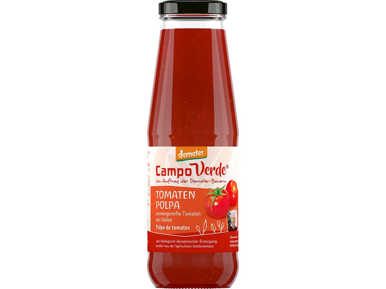 Bild von Campo Verde Bio-Tomatenpolpa, 690 g