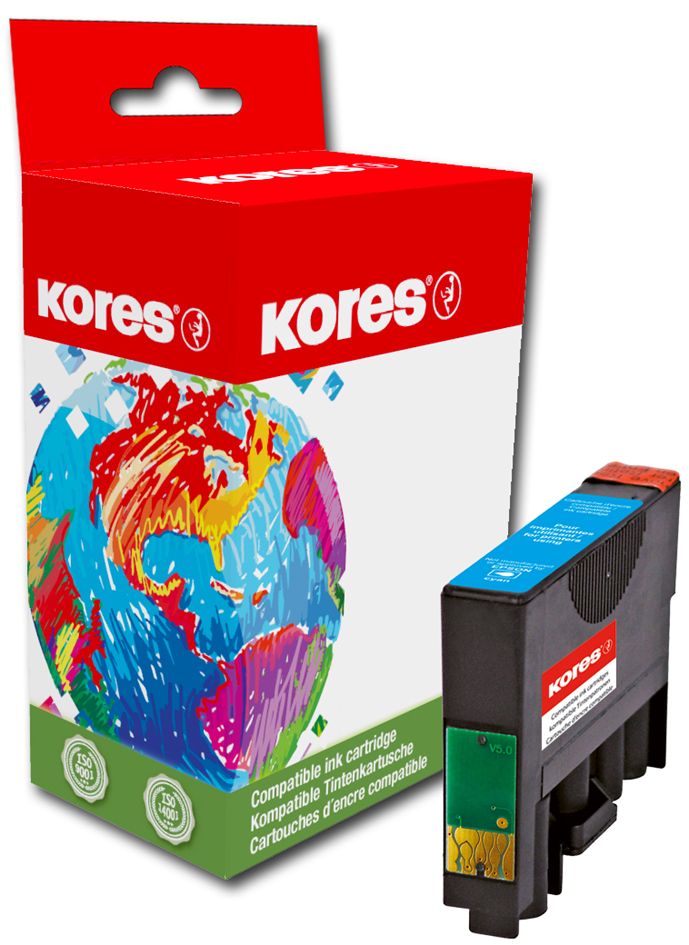 Bild von Kores Tinte G1637BK ersetzt EPSON T3471, schwarz