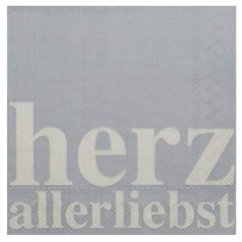 Bild von Räder Cocktailservietten - Herzallerliebst ""
