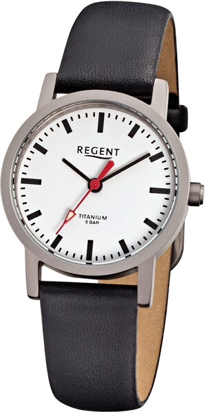 Bild von Regent Quarzuhr »6936.90.10, F240«, Armbanduhr, Damenuhr, Mineralglas
