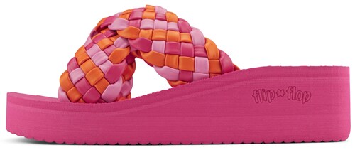 Bild von Flip Flop Pantolette »wedgy*cross«, Plateau, Sommerschuh, Schlappen mit geflochtener Bandage