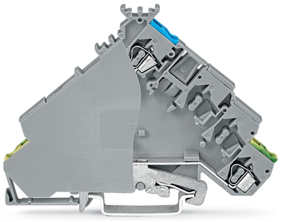 Bild von WAGO 280-578 Aktorenklemme 6mm Zugfeder Belegung: L Grau 20St.