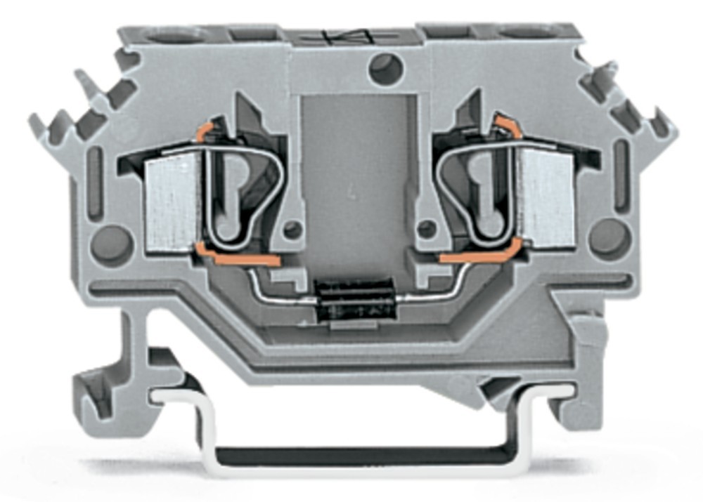 Bild von WAGO 281-603/281-411 Diodenklemme 6mm Zugfeder Belegung: L Grau 100St.