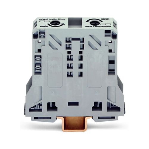 Bild von WAGO GmbH &amp; Co. KG Durchgangsklemme 10-50qmm grau 285-150