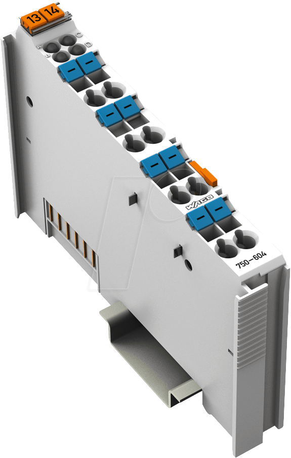 Bild von WAGO 750-604 - Potentialvervielfältigungsklemme DC 0 V I/O