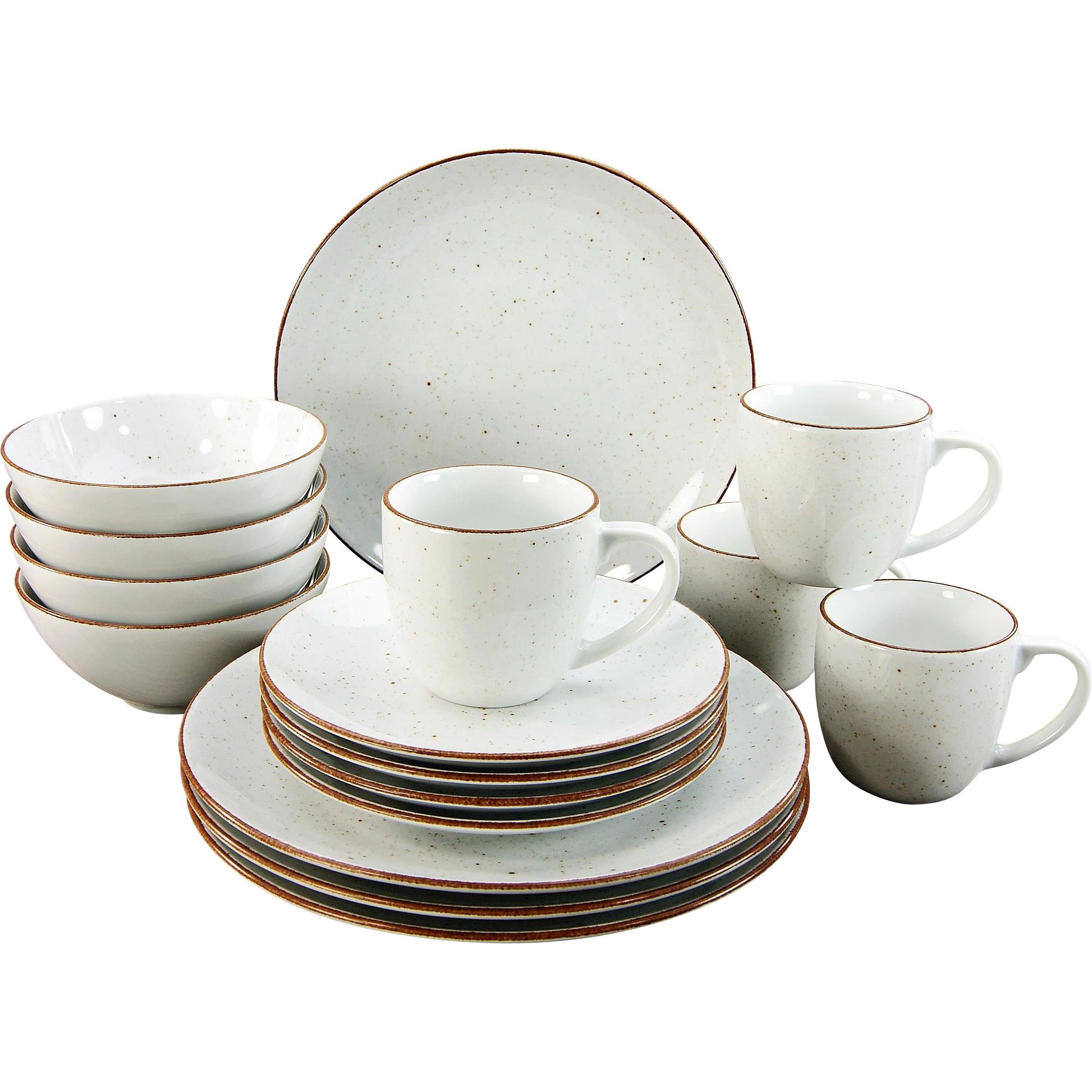 Bild von CreaTable, Geschirrset, Vintage Nature (16 Stück)