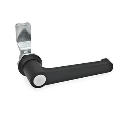 Bild von Ganter Norm® - 115-LG-18-SW Verriegelungen, mit Bedienelementen, Anschlagring schwarz