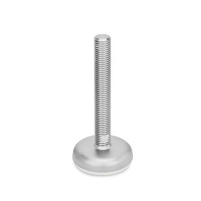 Bild von Ganter Norm® - 31-60-M16-100-B2-T Edelstahl-Stellfüße, mit Gummiauflage