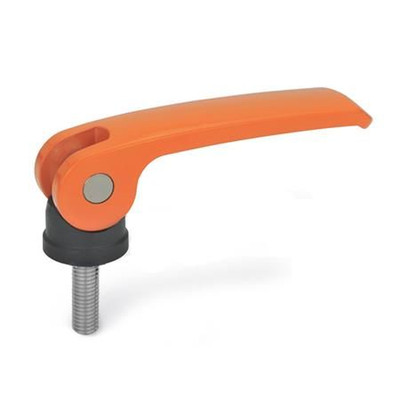 Bild von Ganter Norm® - 927.4-82-M6-40-B-O Exzenterspanner mit Edelstahl-Schraube, Hebel Zink-Druckguss