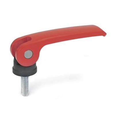 Bild von Ganter Norm® - 927-82-M6-60-B-R Exzenterspanner mit Schraube, Hebel Zink-Druckguss