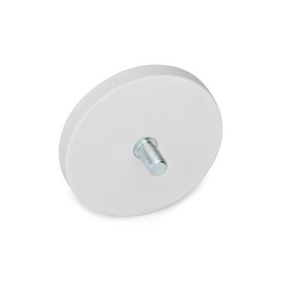 Bild von Ganter Norm® - 51.3-ND-66-M8-WS Haltemagnete mit Gewindezapfen, mit Gummiummantelung
