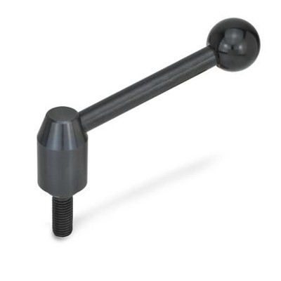 Bild von Ganter Norm® - 212.3-40-M20-40-E Verstellbare Spannhebel, Schraube, Stahl