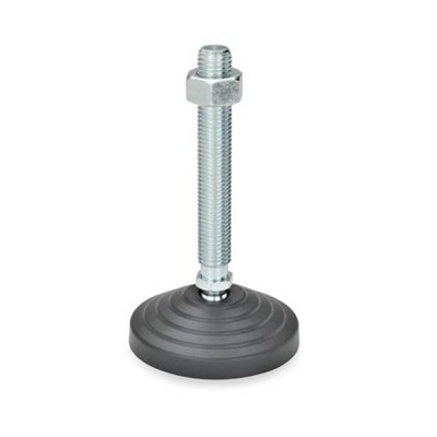 Bild von Ganter Norm® - 344-100-M24-198-B Gelenkfüße, Fuß Kunststoff / Verstellspindel Stahl