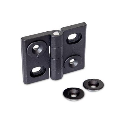 Bild von Ganter Norm® - 127-ZD-64-50-B-SW Scharniere, justierbar, Zink-Druckguss