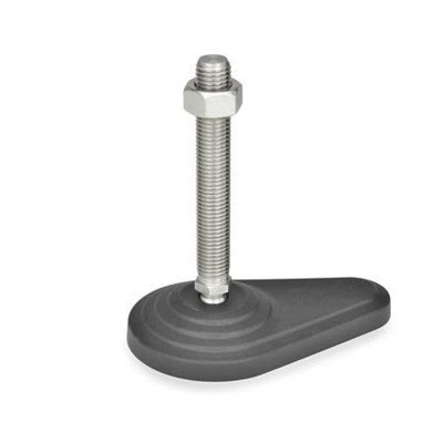 Bild von Ganter Norm® - 445.5-80-M12-43-B Gelenkfüße, Kunststoff / Edelstahl