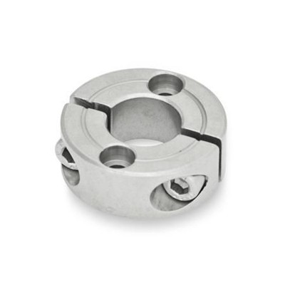 Bild von Ganter Norm® - 7072.2-55-B28-NI-B Geteilte Edelstahl-Stellringe, mit Flanschbohrungen
