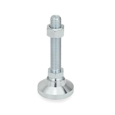 Bild von Ganter Norm® - 343.2-60-M16-100-OS Gelenkfüße mit Verstellspindel, Stahl
